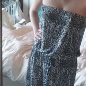 Strapless dress